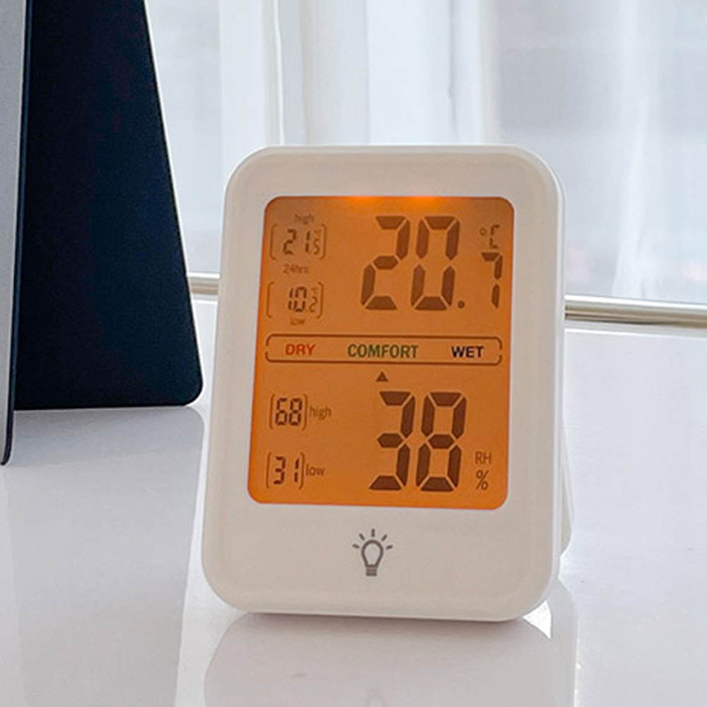 베베코지 백라이트 온습도계 온도계 습도계 디지털 센서 신생아 이기 실내 온도