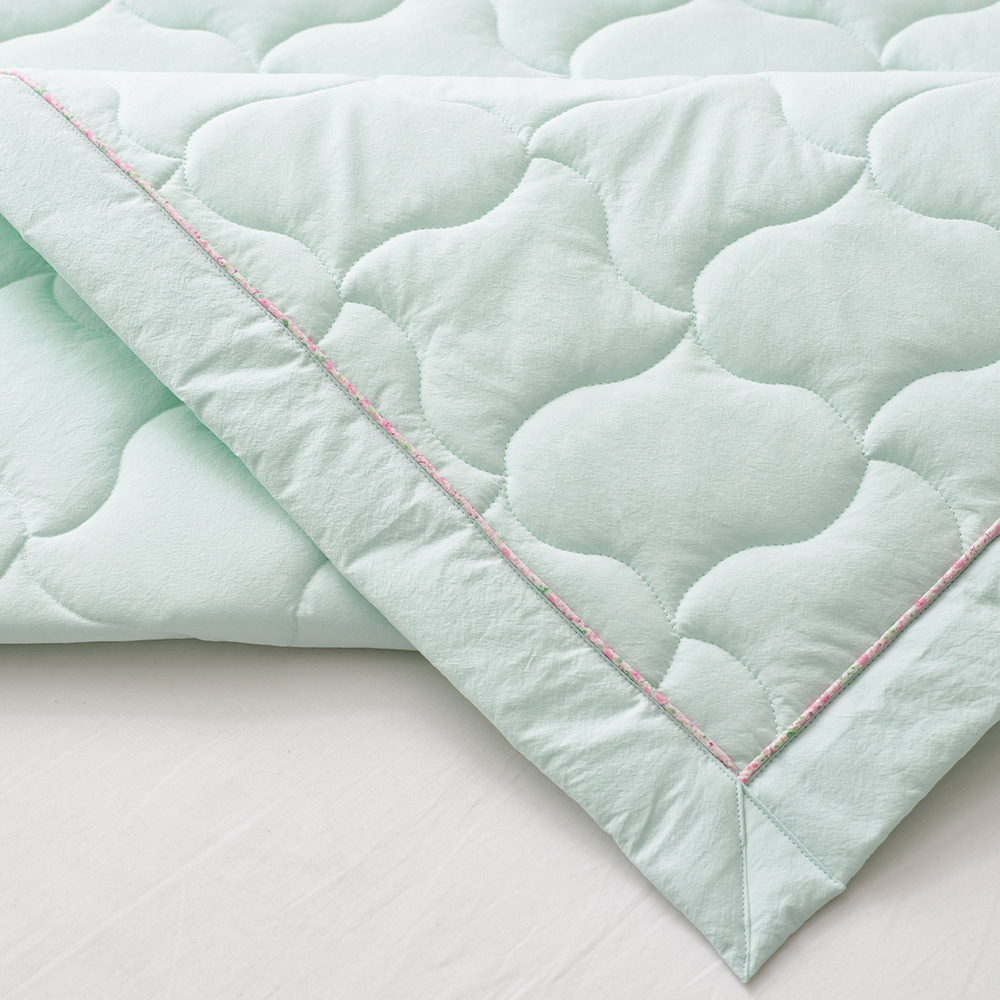 레노마홈 고밀도 워싱 면 100% 파스텔 워싱 양면패드 라이트그린,핑크,옐로우