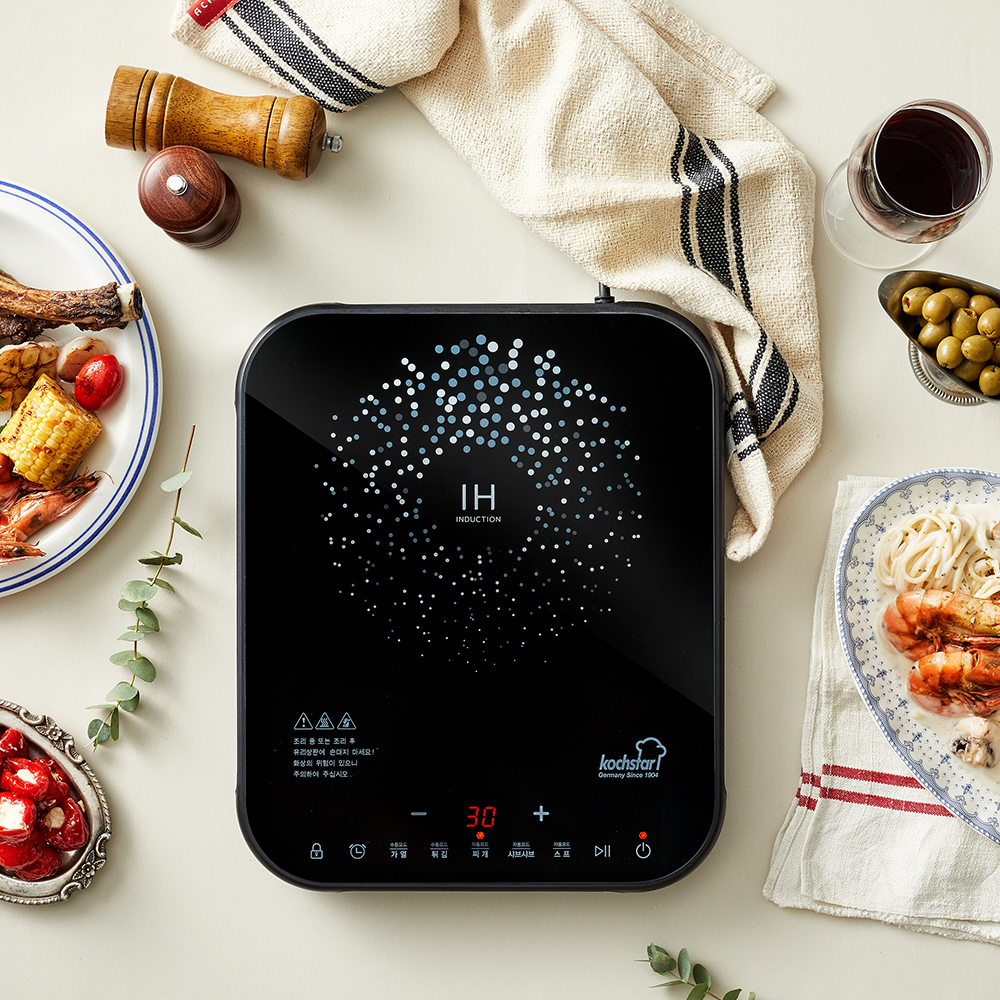 콕스타 스텔라 휴대용 인덕션 1구 렌지 미니 전기레인지 KSEID-1500