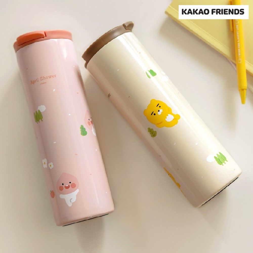 어피치 텀블러 스텐 보냉 보온 카카오 굿즈 550ml - 상세 이미지 4
