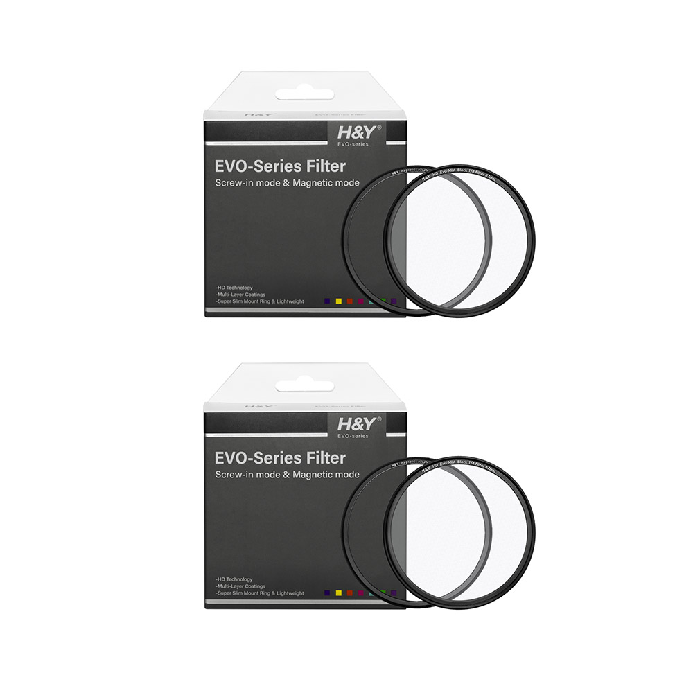 HNY HD EVO 1/4 블랙미스트 + 화이트미스트 SET 마그네틱필터 72mm - 상품 이미지