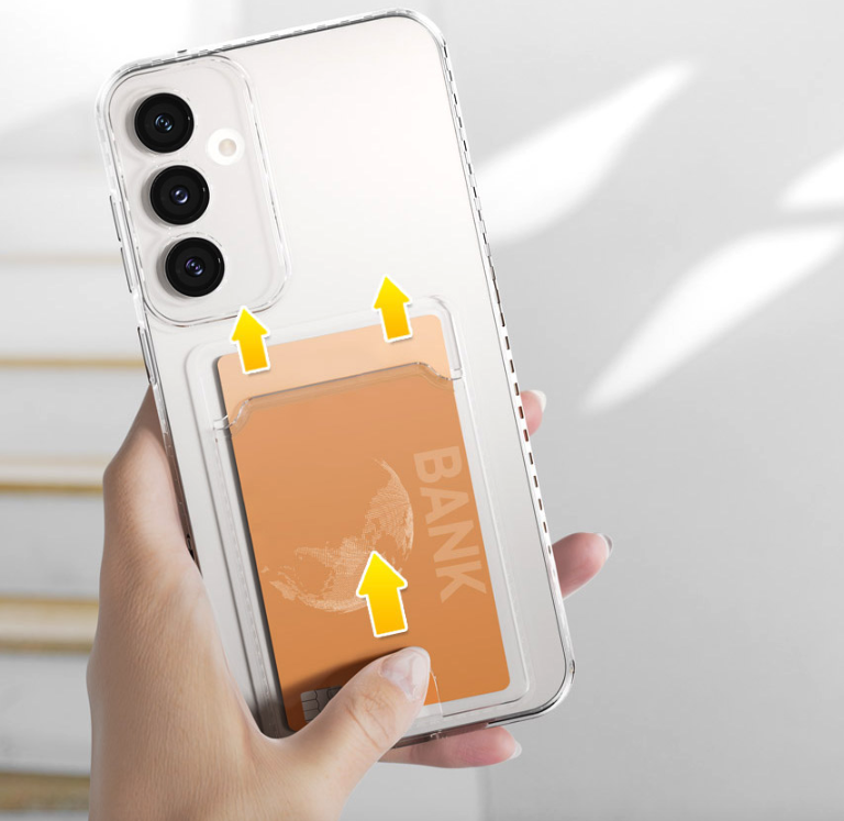 갤럭시A15 케이스 카드 수납 투명 케이스 - 상세 이미지 5