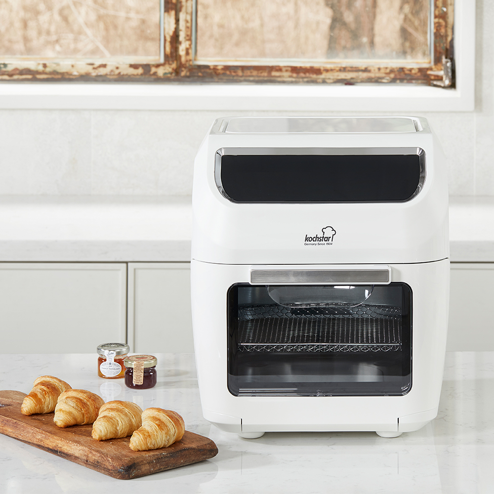 콕스타 글라트 대용량 보이는 오븐형 에어프라이어 12L KSEAF-4000 스텐 로티세리