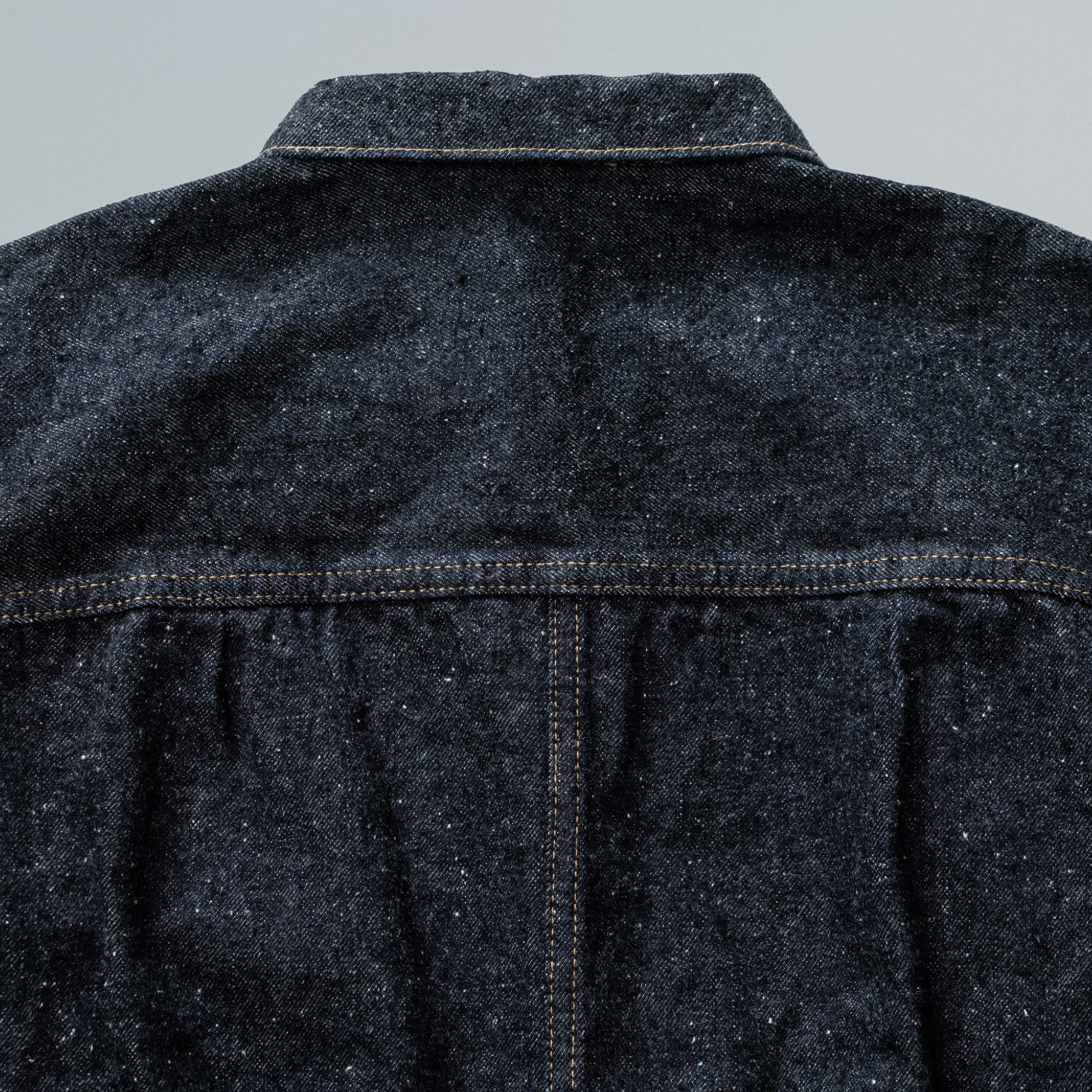 New Manual 뉴메뉴얼 #001 T-BACK 데님 자켓 ONE-WASHED - 상세 이미지 4