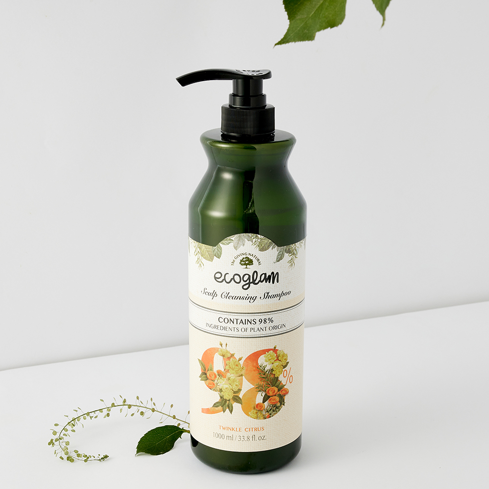 [3종 SET] 에코글램 스칼프 클렌징 샴푸1000ml+단백질 트리트먼트500ml+실크 드롭 단백질 헤어에센스 수분크림150ml 이미지 7
