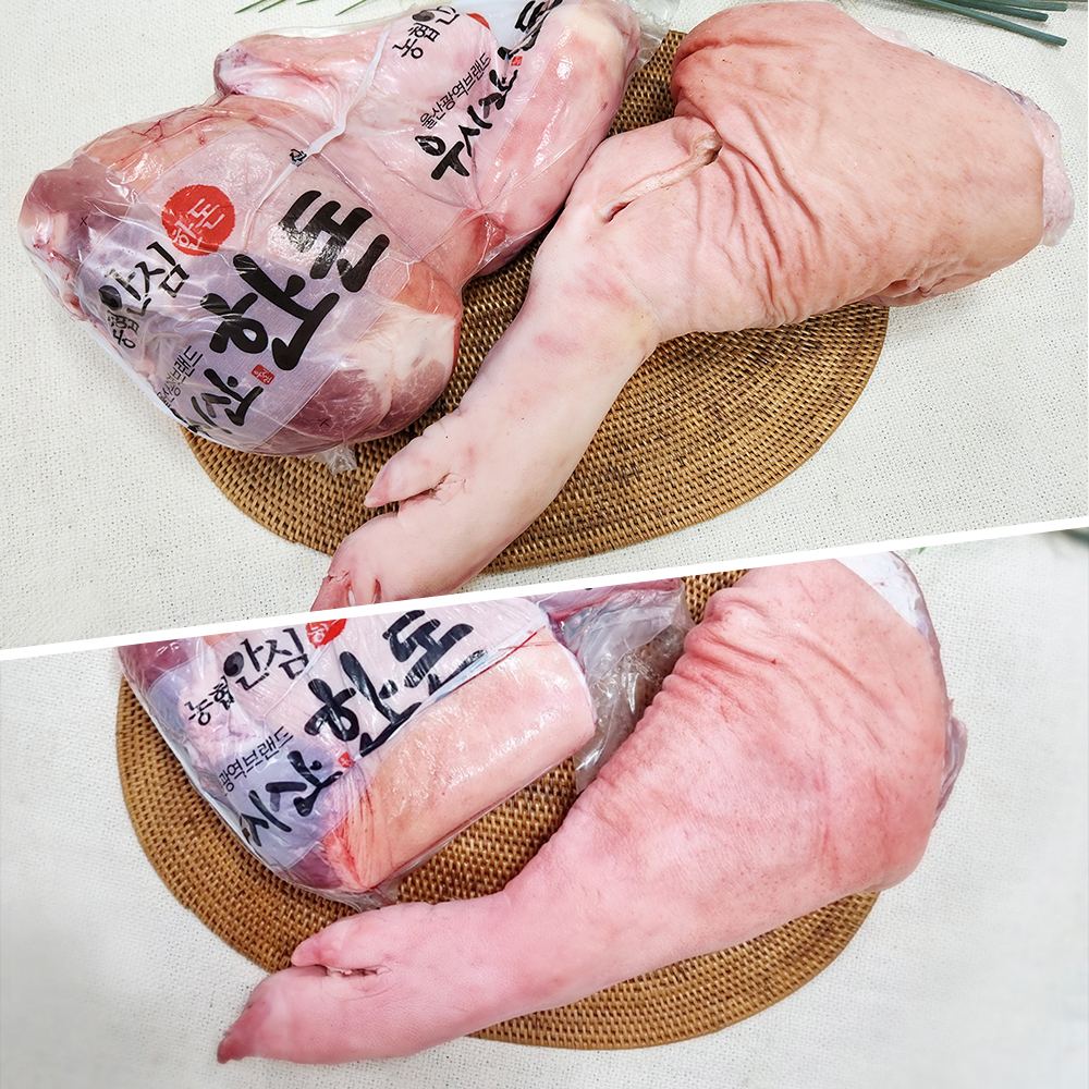 국내산 돼지 족발 생족발 돼지족 장족 앞다리(1.8kg이상) 뒷다리(1.8kg이상) 냉동 : 더예쁜한우