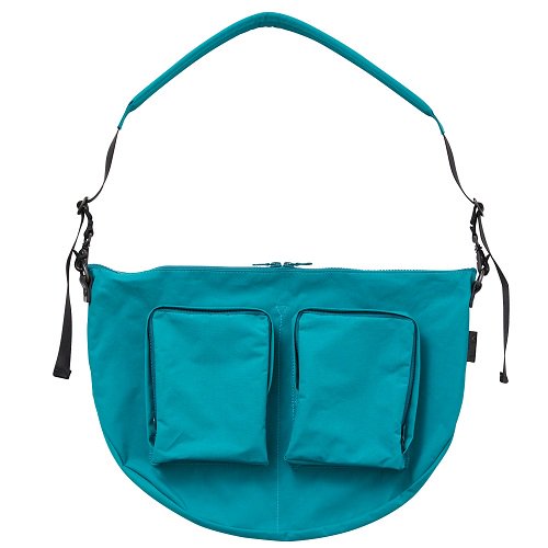 아미아칼바 AMIACALVA 바디백 숄더백 NC CLOTH BODYBAG 블루그린 - 상품 이미지