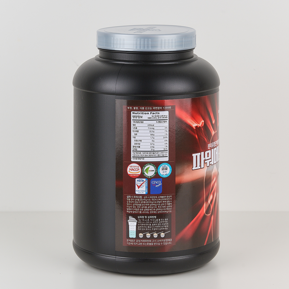 파워에스 게이너 WPI 웨이프로틴 WHEY 단백질 헬스보충제 2kg - 상세 이미지 4
