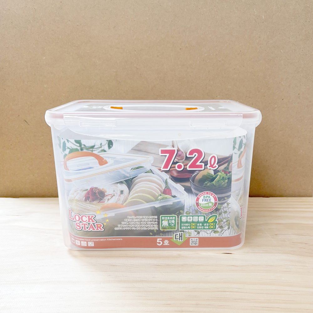 락스타 국산 투명 김치통 7.2L - 상세 이미지 2