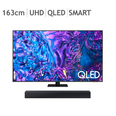 삼성전자 [3일내외 삼성기사설치] 삼성 QLED TV KQ65QD70AFXKR 163cm (65) + C400 사운드바