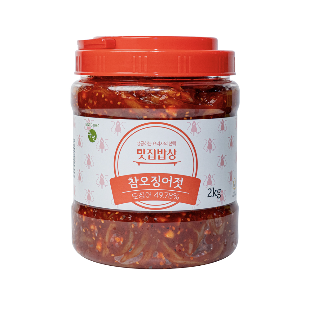 곰테이블 맛집밥상 밥도둑 반찬 대용량 참오징어젓 2kg - 상세 이미지 2
