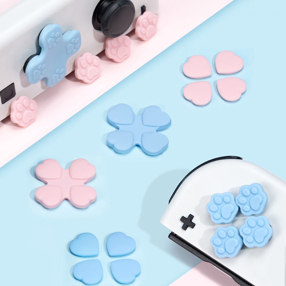 닌텐도 스위치 조이콘 버튼 스틱커버 긱쉐어 코튼 세트 OLED 라이트 호환