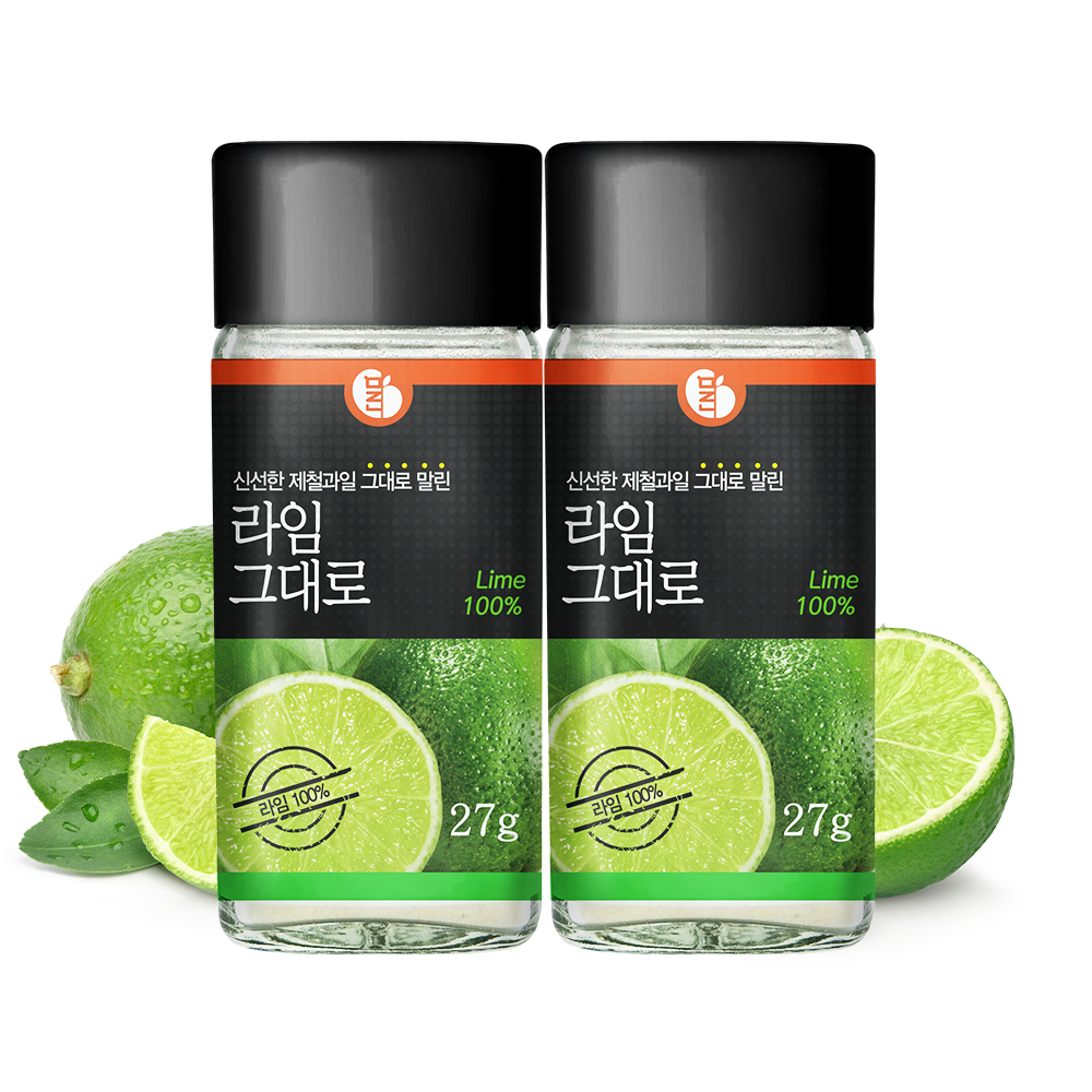 그대로말린 100% 천연 라임분말 27g 상온진공건조 고농축 과일 파우더 가루 - 상세 이미지 2