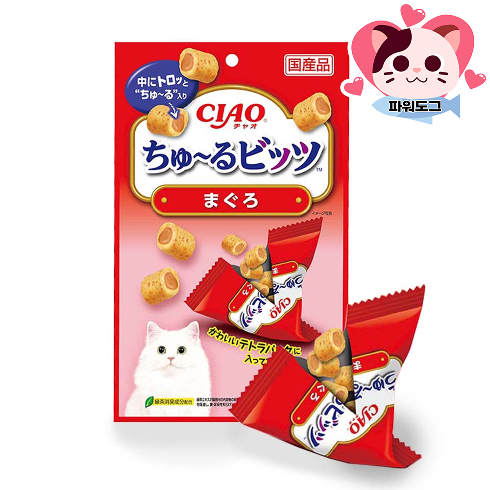 이나바 챠오 츄르비츠 참치 12g x3p 고양이 간식 져키 - 상세 이미지 2