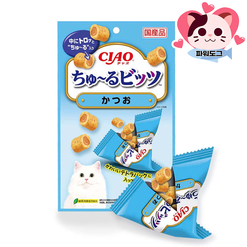 이나바 챠오 츄르비츠 참치 12g x3p 고양이 간식 져키 - 상세 이미지 4