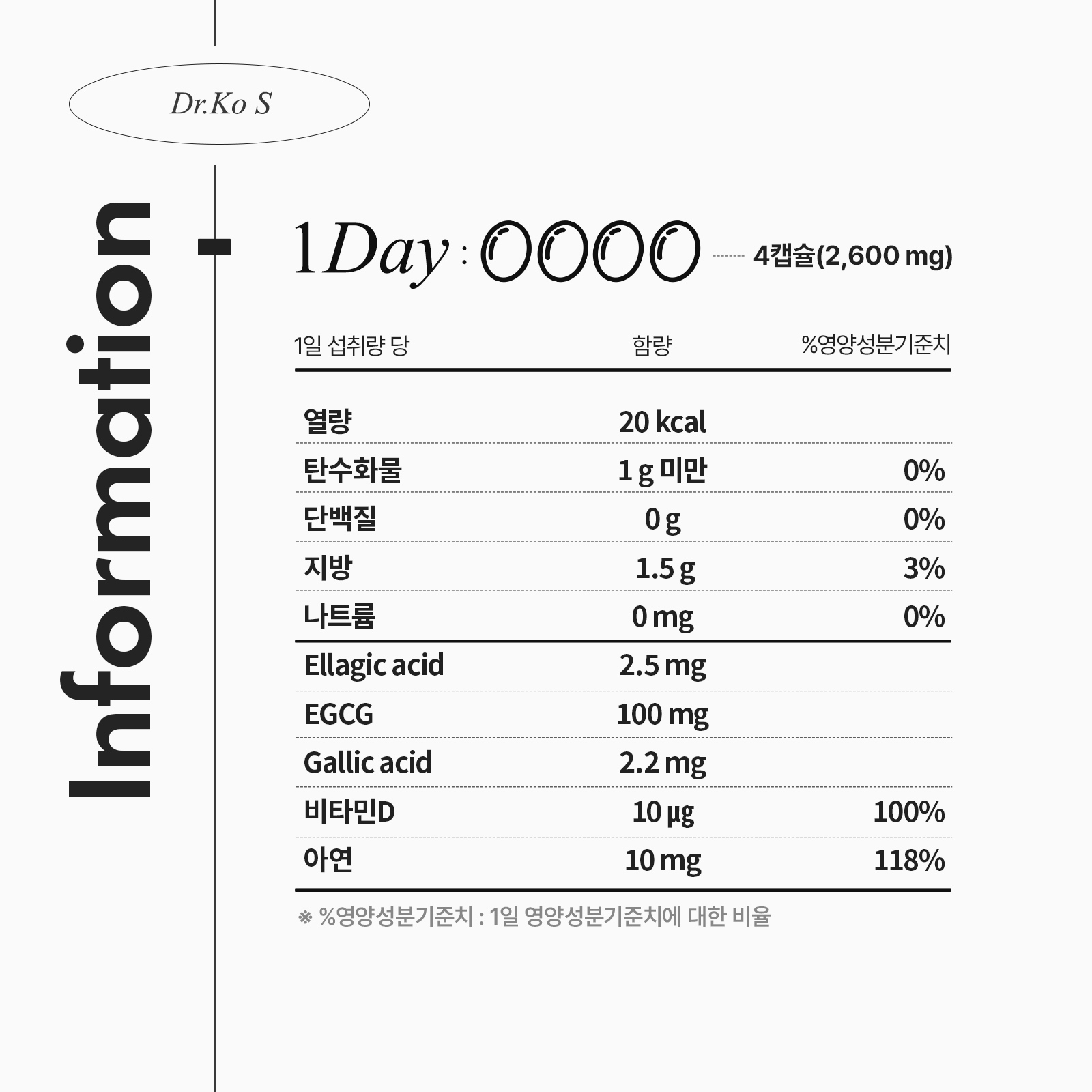 [1개월분] 안국건강 코박사 에스 120캡슐, 1개 - 상세 이미지 4
