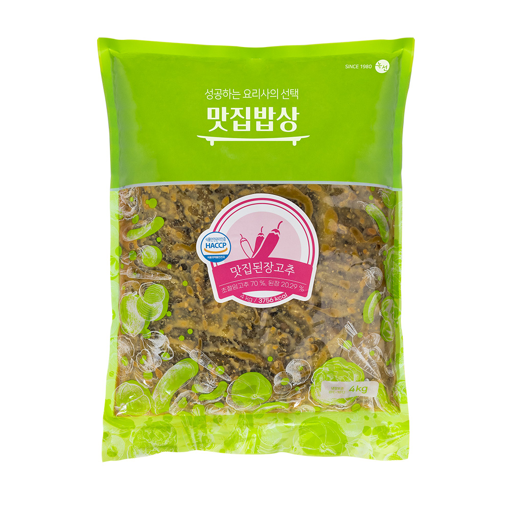 곰테이블 맛집밥상 된장고추 1kg - 상세 이미지 4