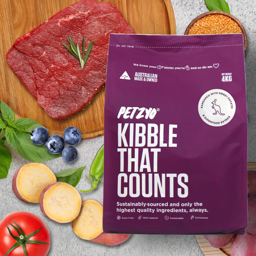 펫죠 키블댓카운트 호주 청정 영양 사료 4kg+1kg 3종 (캥거루/연어/치킨) - 상세 이미지 4