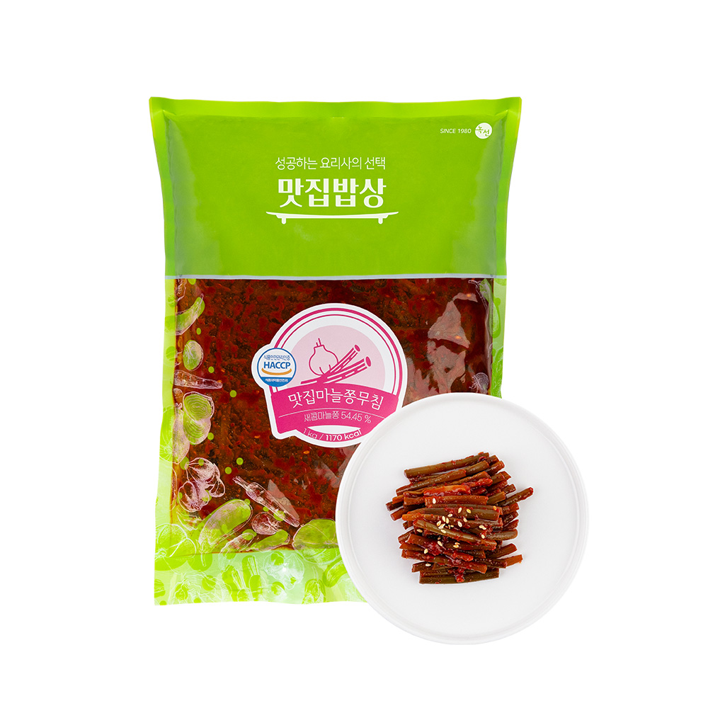 곰테이블 맛집밥상 양념마늘쫑무침 1kg - 상세 이미지 3