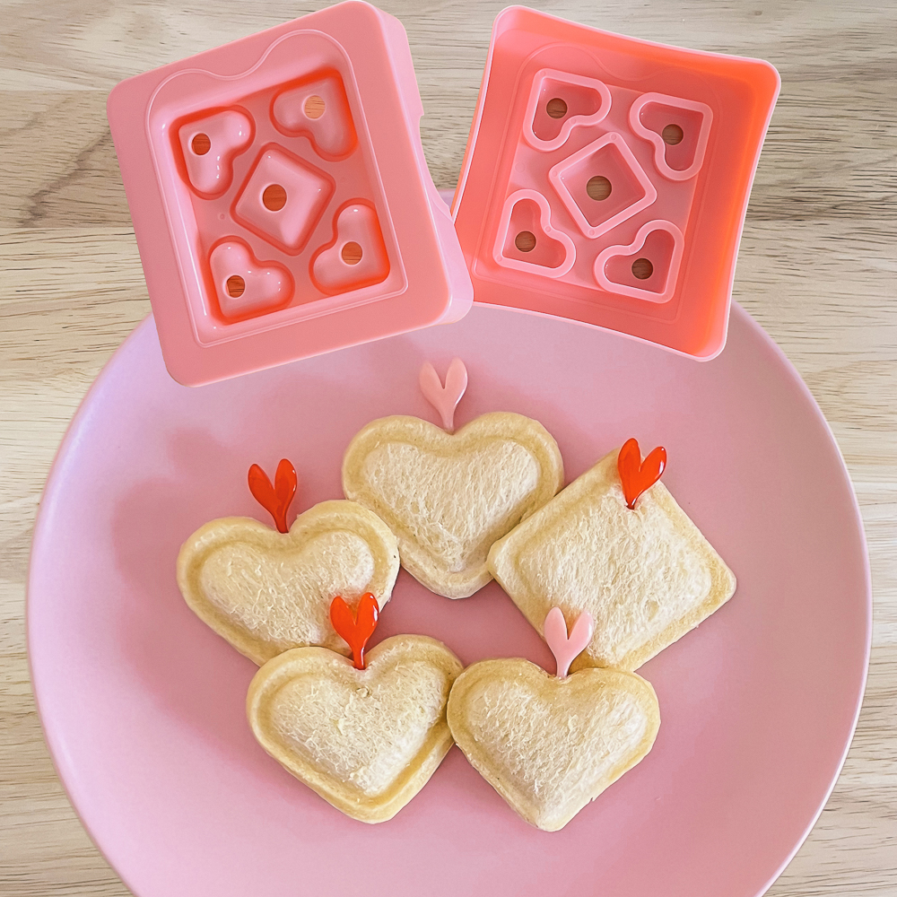 한입사이즈 샌드메이커 미니 하트 샌드위치틀 식빵틀