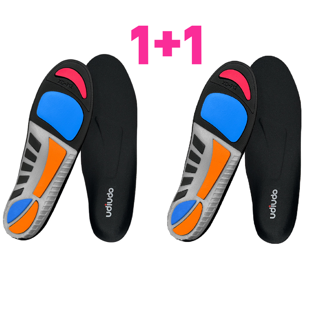 1+1 우디우디 기능성 깔창 프리미엄 운동화 군인 군화 평발 안전화 키높이 발아치 2세트