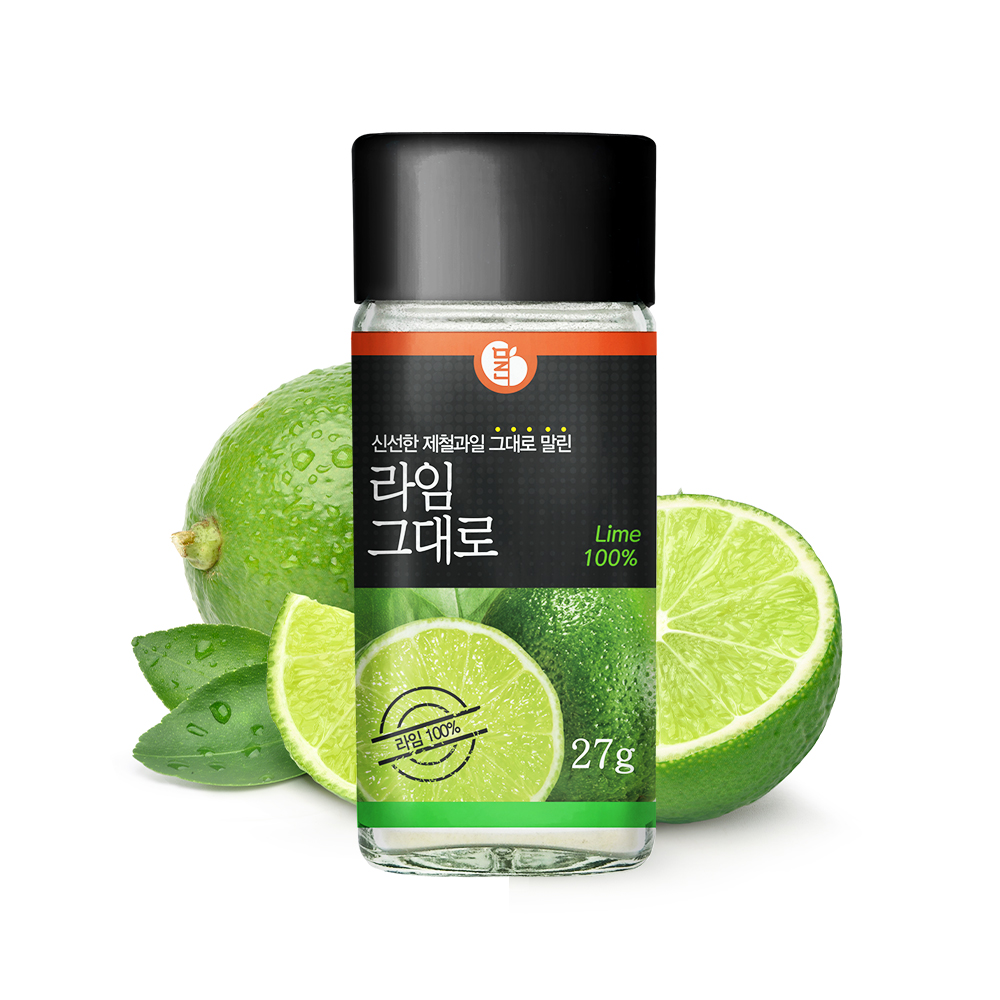 그대로말린 100% 천연 라임분말 27g x 2개 상온진공건조 과일 파우더 가루 - 상세 이미지 2