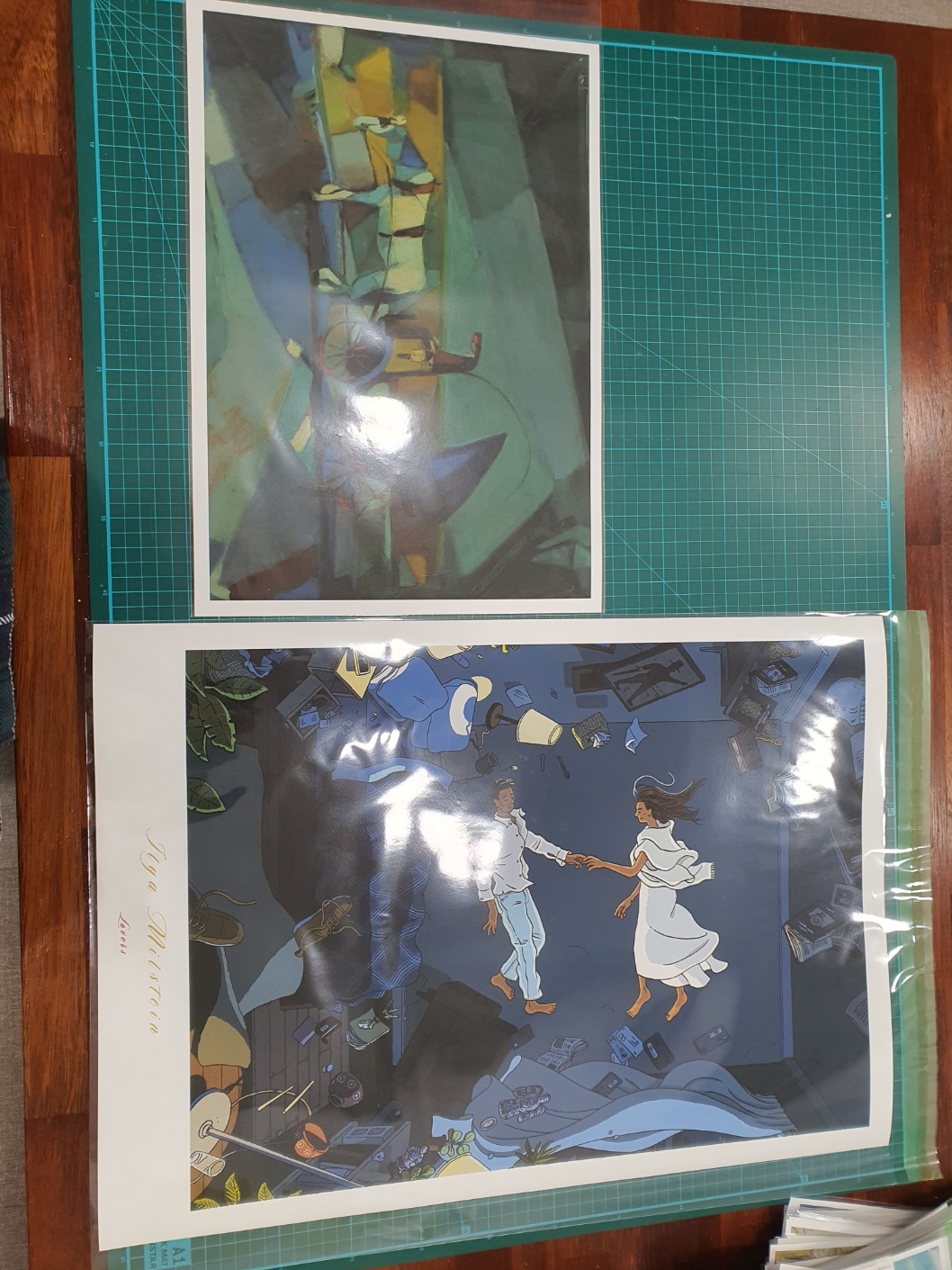 Design for unidentified bedroom with canopy bed 원본비율 아트포스터 라이스