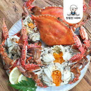 서해안 숫꽃게 활꽃게 생물 급냉 냉동 수산물이력제 친절한어부씨 맛있게 먹은 솔직 후기 - 상품 이미지 4