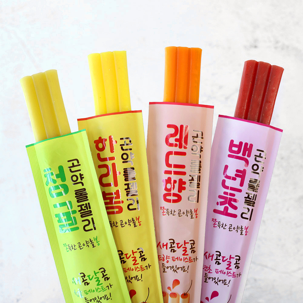 한라봉 곤약 롤 젤리 1박스 8개입 제주도기념품 쫀드기 롤젤리 - 상세 이미지 2