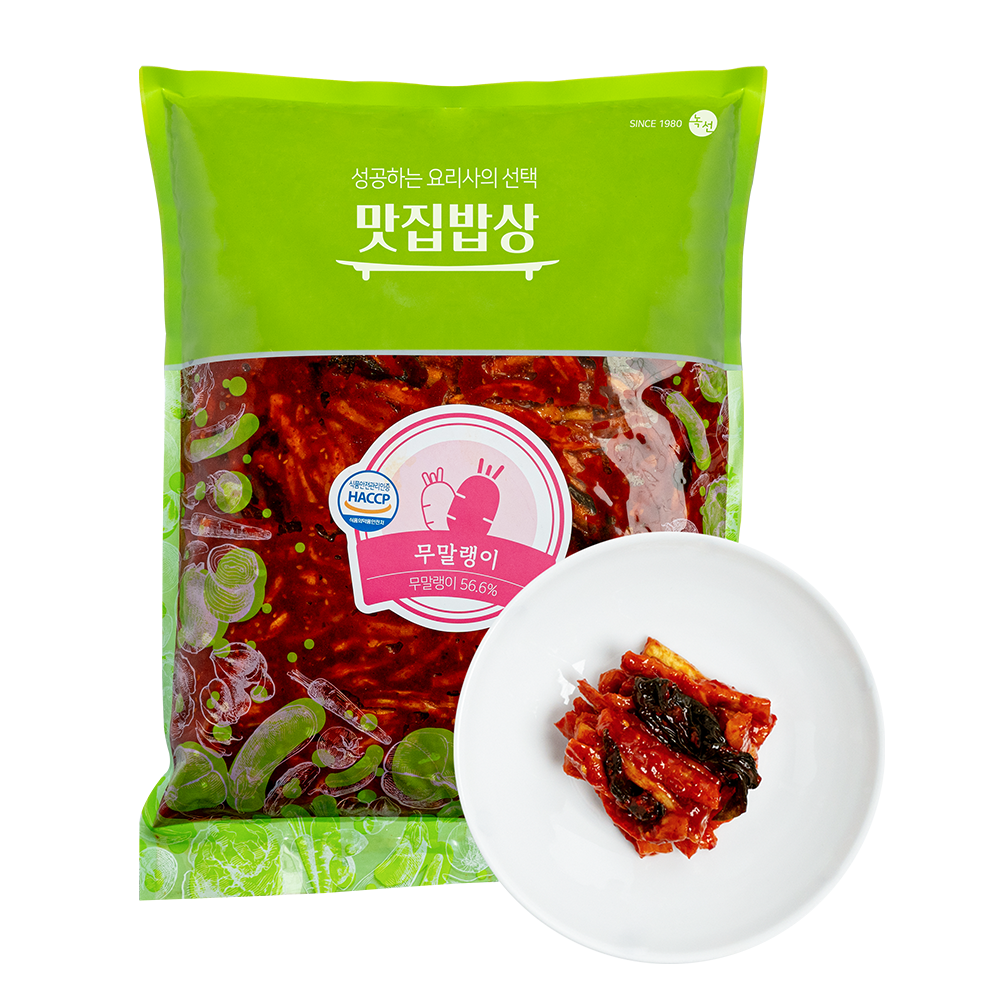 곰테이블 맛집밥상 꼬들꼬들 대용량 무말랭이 4kg - 상세 이미지 3