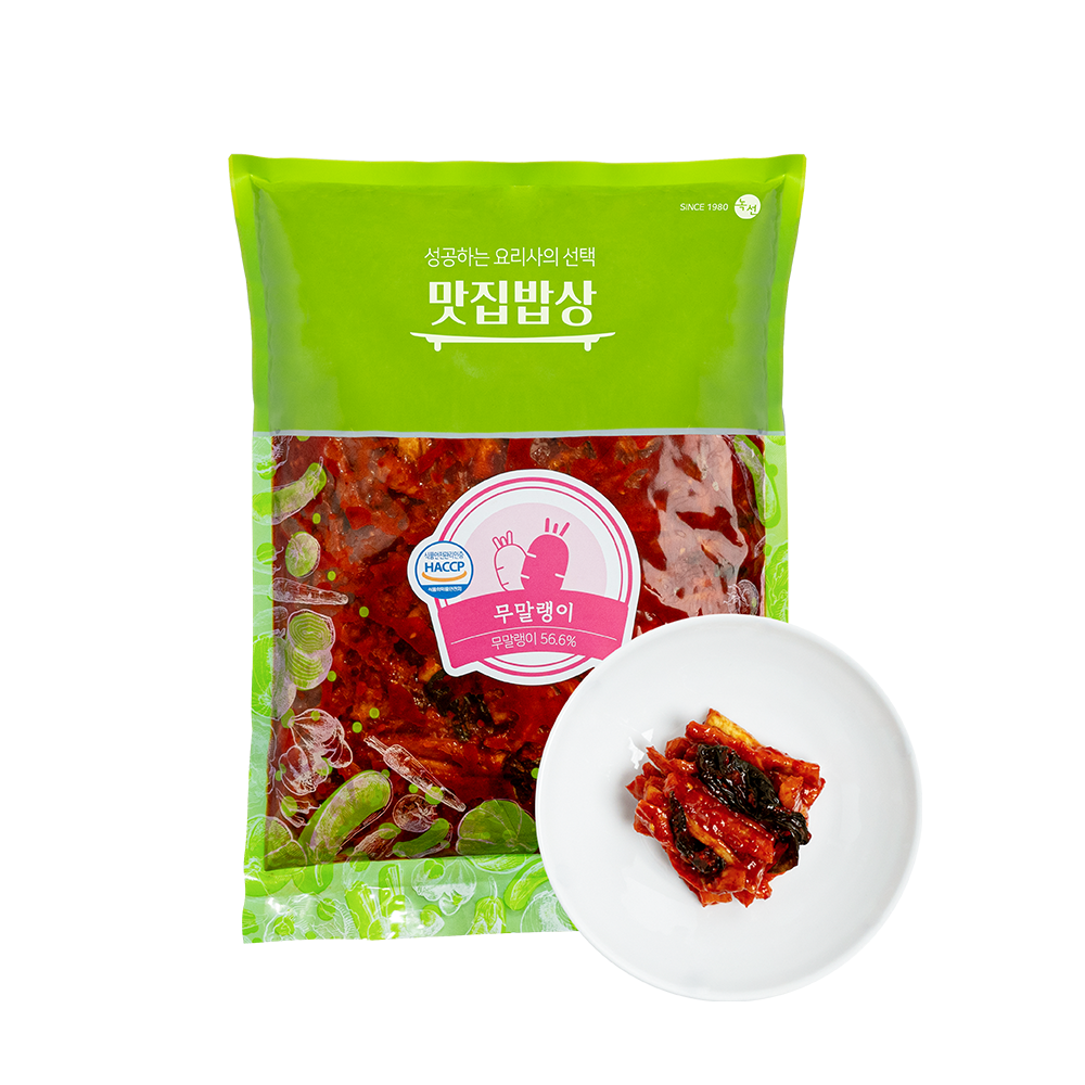 곰테이블 맛집밥상 꼬들꼬들 대용량 무말랭이 4kg - 상세 이미지 5