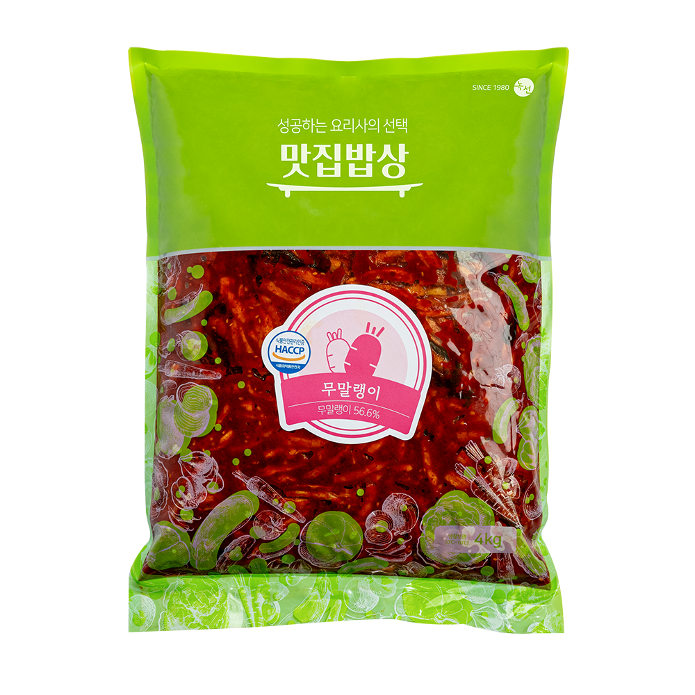 곰테이블 맛집밥상 꼬들꼬들 대용량 무말랭이 4kg - 상세 이미지 2