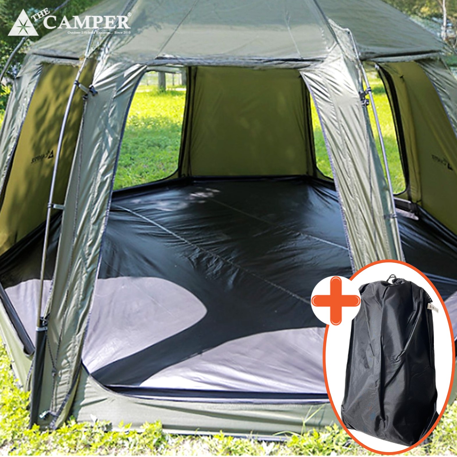 더캠퍼 그라운드 시트 방수 이그니스 L 쉘터 텐트 호환