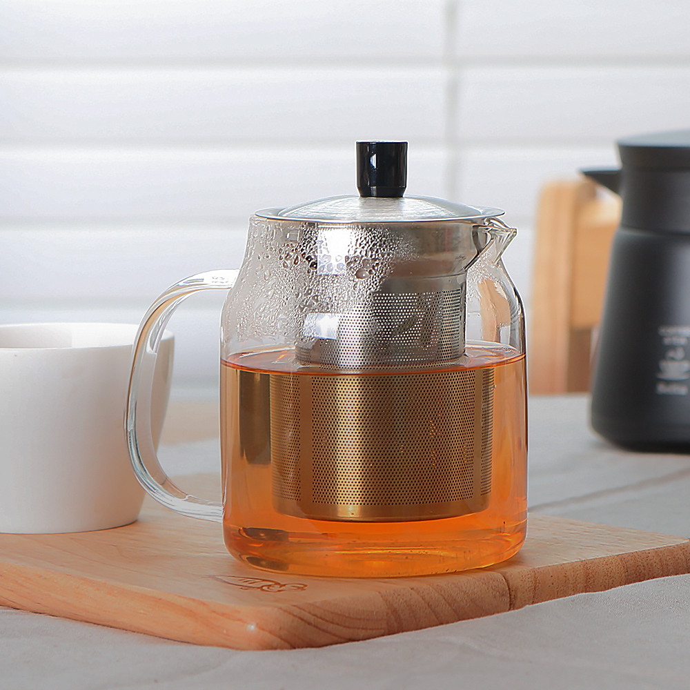세이타 라이트킹 스텐 티포트 내열유리 차주전자 650ml 이미지 6