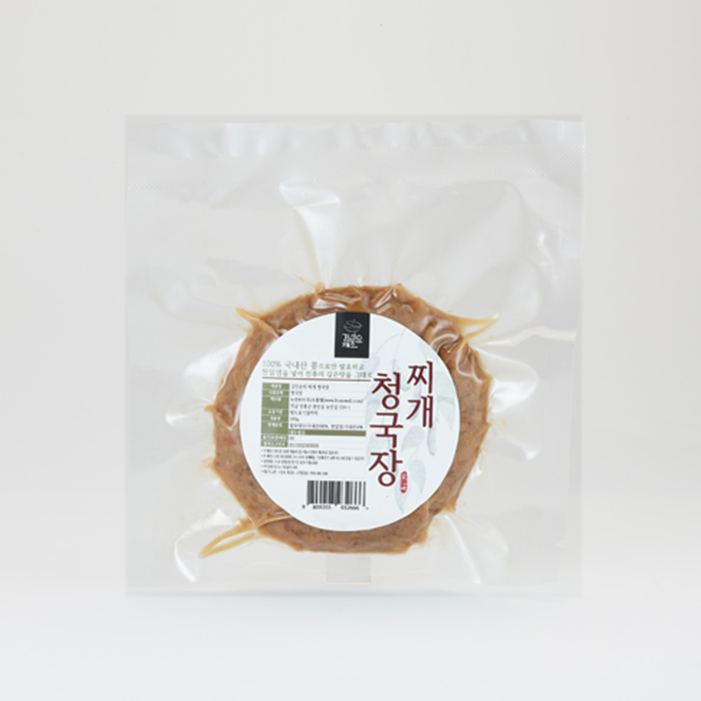 김인순 전통 수제 찌개 청국장 140g/500g/1kg - 상품 이미지