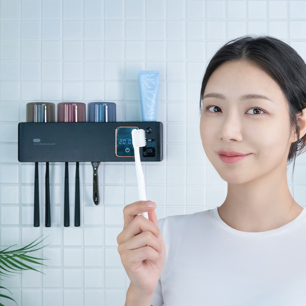 닥터하르 무선 휴대용 칫솔살균기 UV히팅 건조기 면도기 소독살균기 6구 - 상세 이미지 2