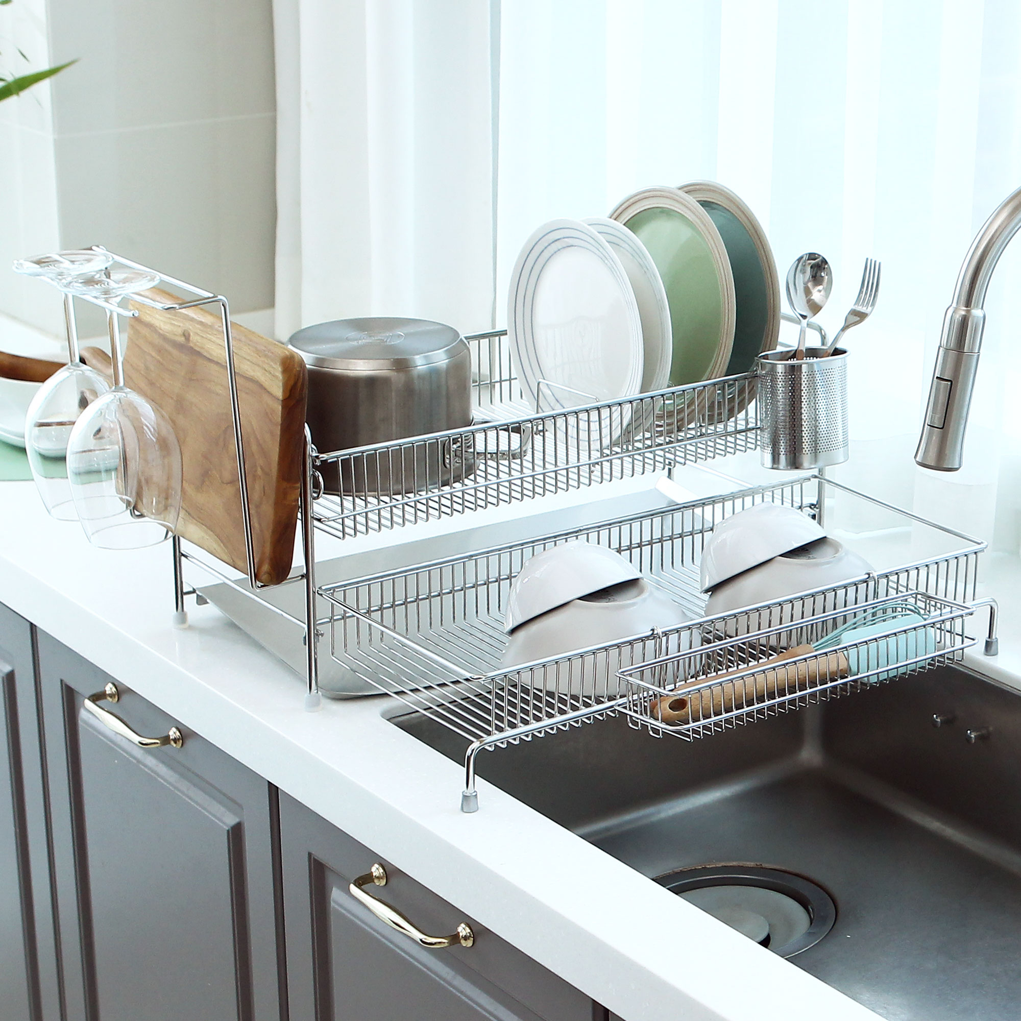 아이넥스 에르고엣지 식기건조대 1단 서랍형