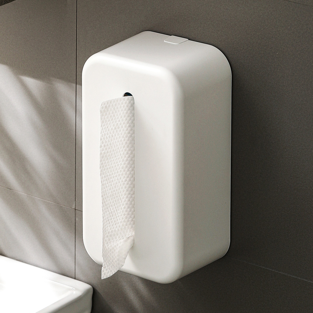 바이챈스 접착식 미니 티슈 케이스 페이퍼타올 디스펜서 핸드타올 키친타올