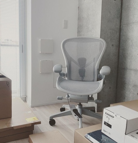 허먼밀러[병행수입] 에어론체어 Full / Herman Miller New Aeron Full Chair / 에어론풀 / 미네랄 [AS 12년보증] - 상세 이미지 4