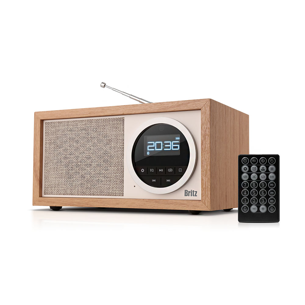 브리츠 알람시계 FM라디오 무선 블루투스 스피커 BA-MK77 - 상세 이미지 5