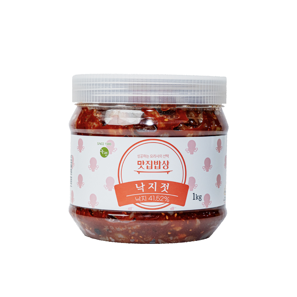 곰테이블 맛집밥상 밥도둑 반찬 대용량 낙지젓 2kg - 상세 이미지 4