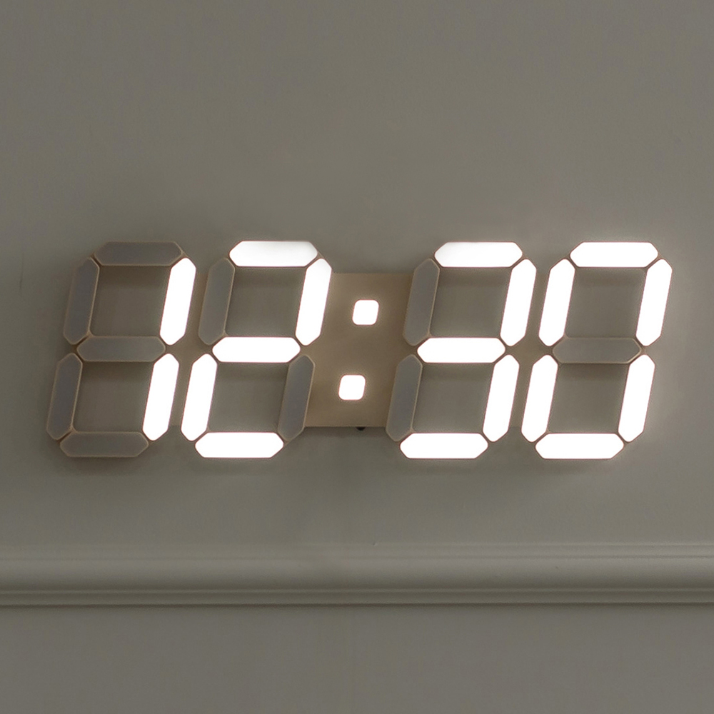 플라이토 와이파이 LED 벽시계 인테리어 무소음 거실 개업 집들이 전자 디지털 벽걸이시계