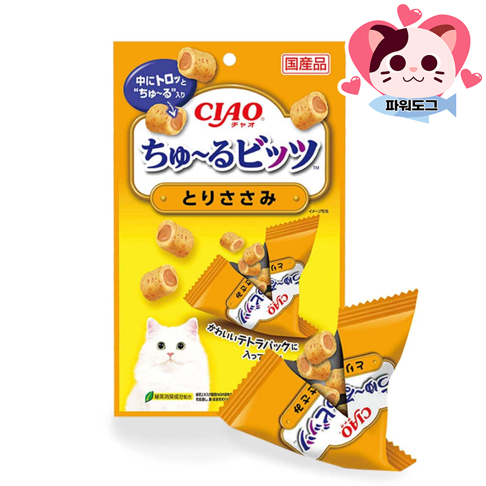 이나바 챠오 츄르비츠 참치 12g x3p 고양이 간식 져키 - 상세 이미지 5