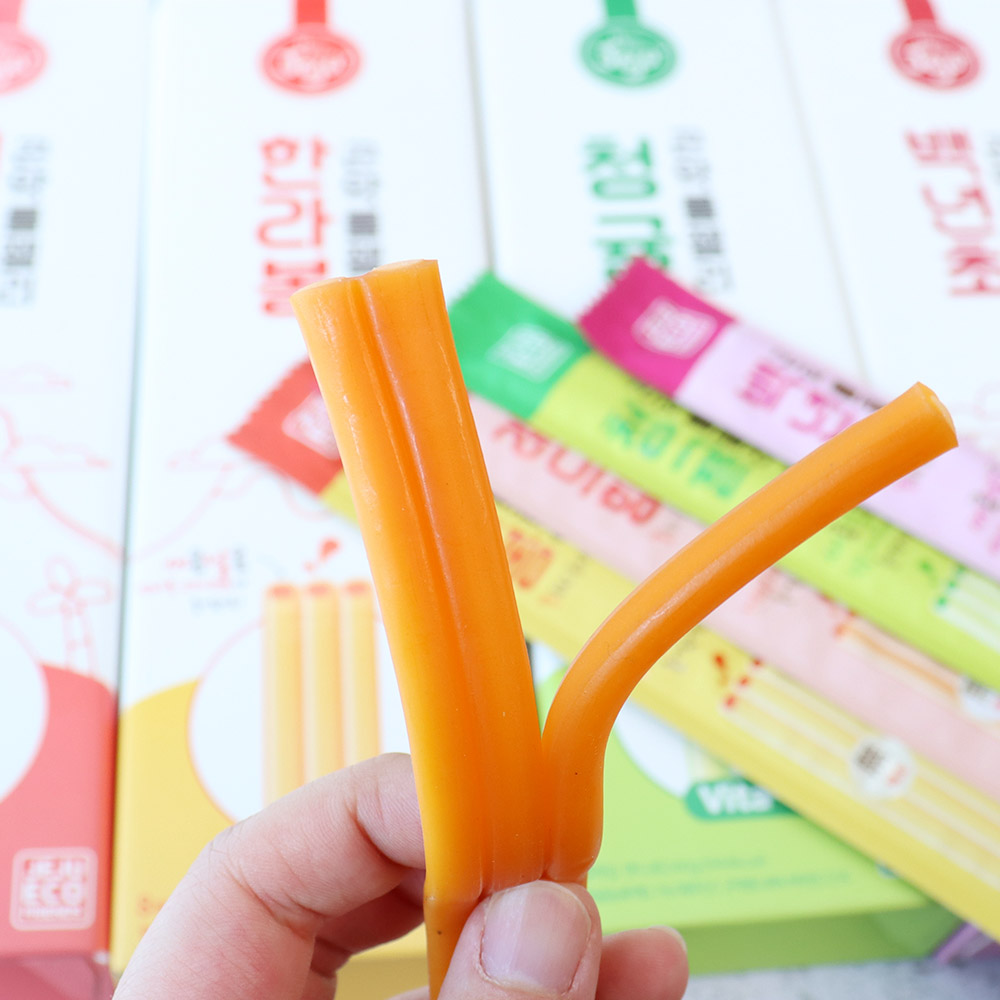 제주도기념품 곤약롤젤리 4종 제주 한라봉 청귤맛 레드향 백년초맛 곤약쫀드기