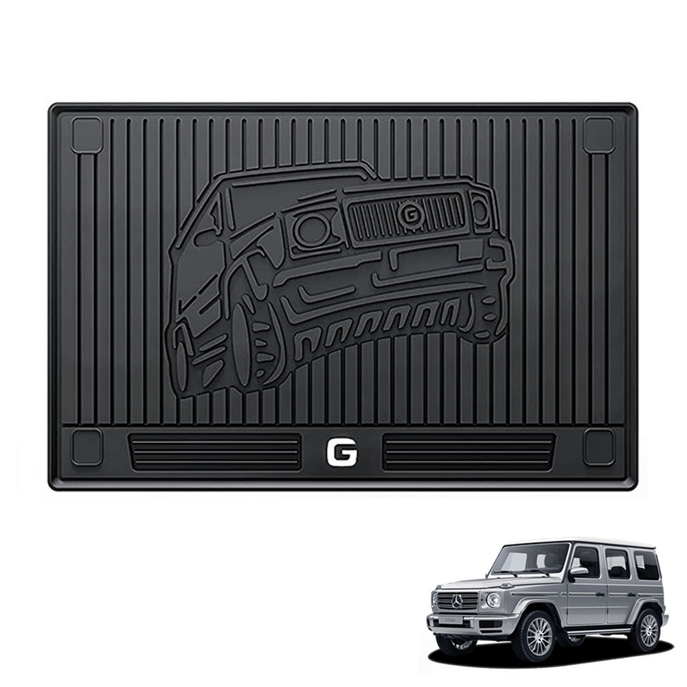 3W 에코라이너 TPE 카매트 3D 고무 바닥매트 지바겐 G바겐 W464 G63 G400d, 트렁크 - 상품 이미지