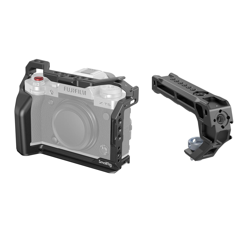 스몰리그 후지필름 X-T5 핸드그립 케이지 ARRI 로케이팅 탑핸들 키트 4135+3765 - 상품 이미지