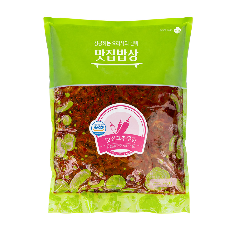 곰테이블 맛집밥상 고추무침 1kg - 상세 이미지 4