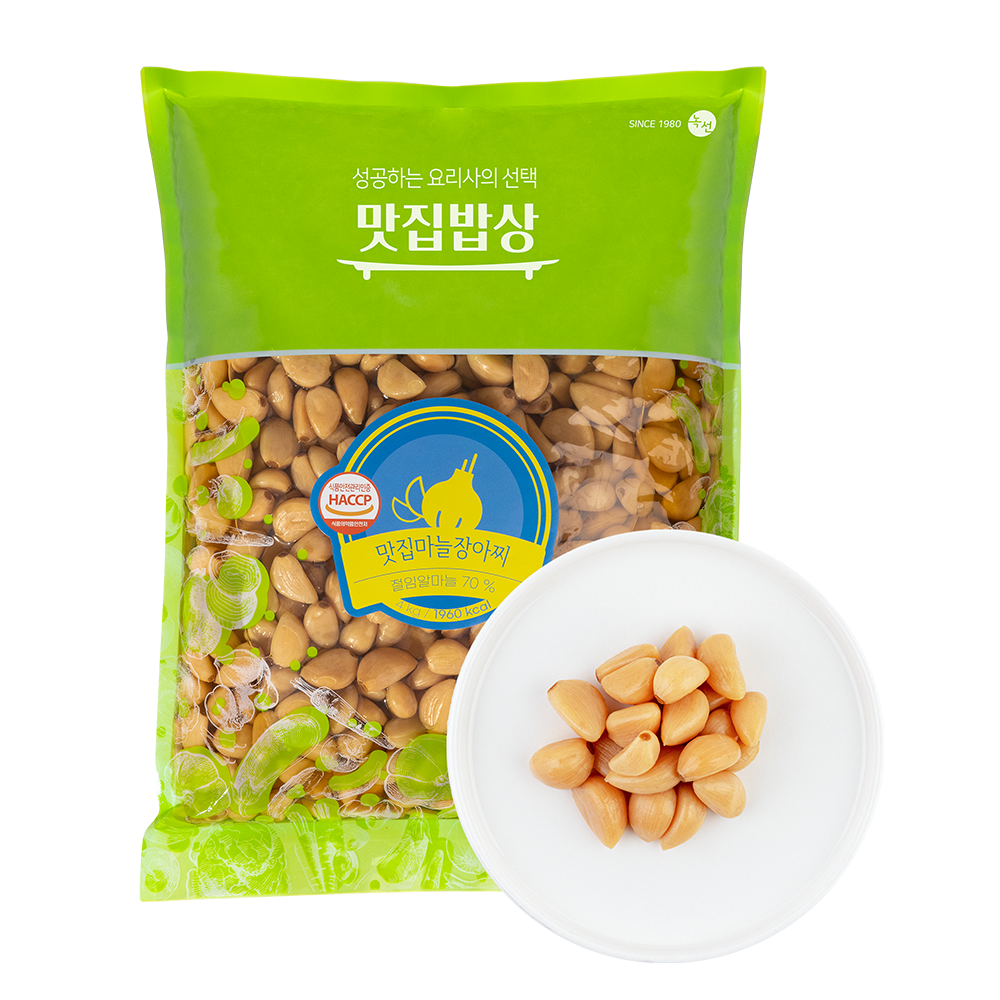 곰테이블 맛집밥상 아삭마늘장아찌 1kg - 상세 이미지 5