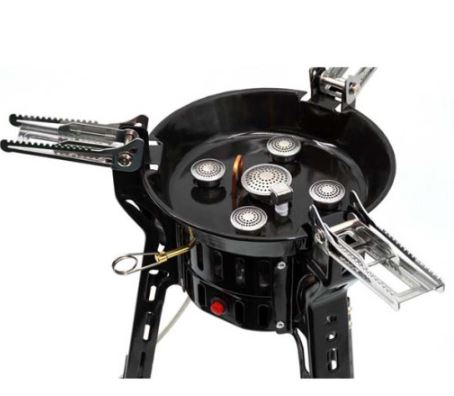 제라 강염 버너 킹 스토브 5구 가스 산업 파워 고화력 JB-500K