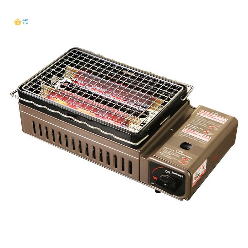휴대용 생선구이 그릴 이와타니 꼬치 야끼화로 버너 캠핑용 화로대 - 상품 이미지